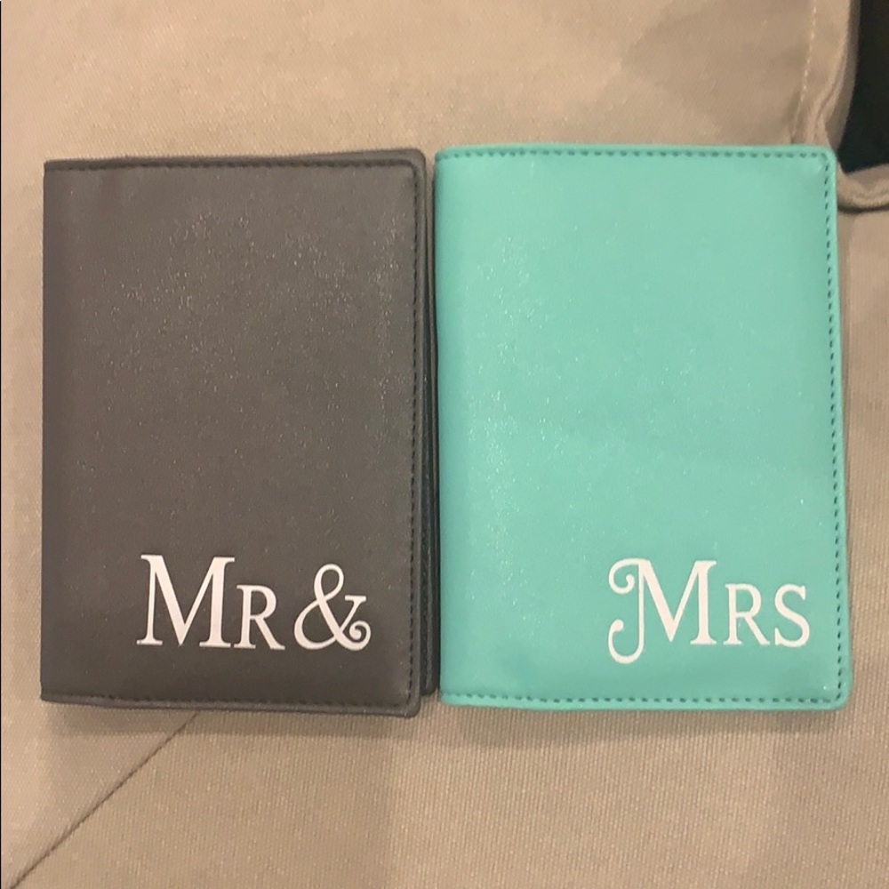 Mr & Mrs passport holders 💕